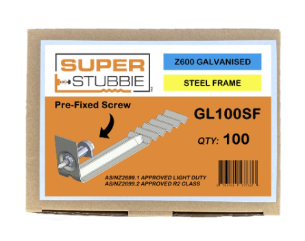 Super Stubbie Ties - Galvanised